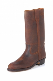 Camarguaises Boots oily-waxed cow split leather