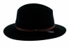 Gardian  hat VAUVERT foldable felt  black