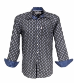 Saint Tropez calisson grey pattern shirt