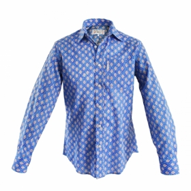 Gardian shirt Calisson pattern blue